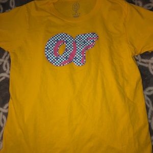 odd future of short sleeve tee yellow